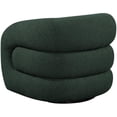 thumbnail image 5 of Meridian Furniture Roxbury Green Boucle Fabric Swivel Accent Chair, 5 of 39