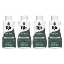 Rit All-Purpose Liquid Dye, Dark Green, 8 fl oz (4 pack)