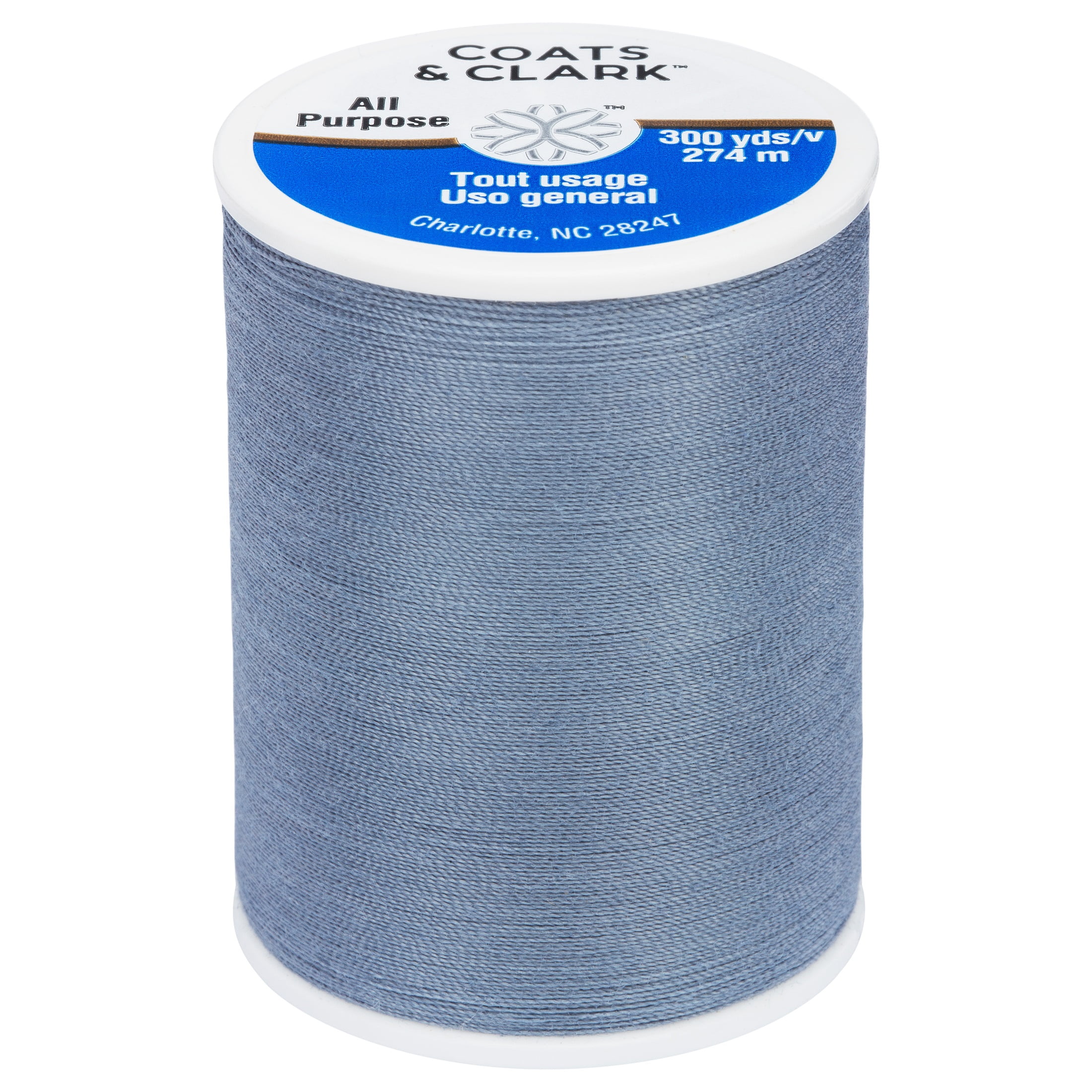 (3 pack) Coats & Clark All Purpose Blue Ridge Polyester Thread, 300 Yards