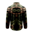 thumbnail image 5 of QATAINLAV Long Sleeve Shirts for Men Casual Trendy Lapel Camo Printed Blouse Regular Fit Button Down Shirts 2025 Outdoor Work Tops Camouflage S Clearance Sale, 5 of 6
