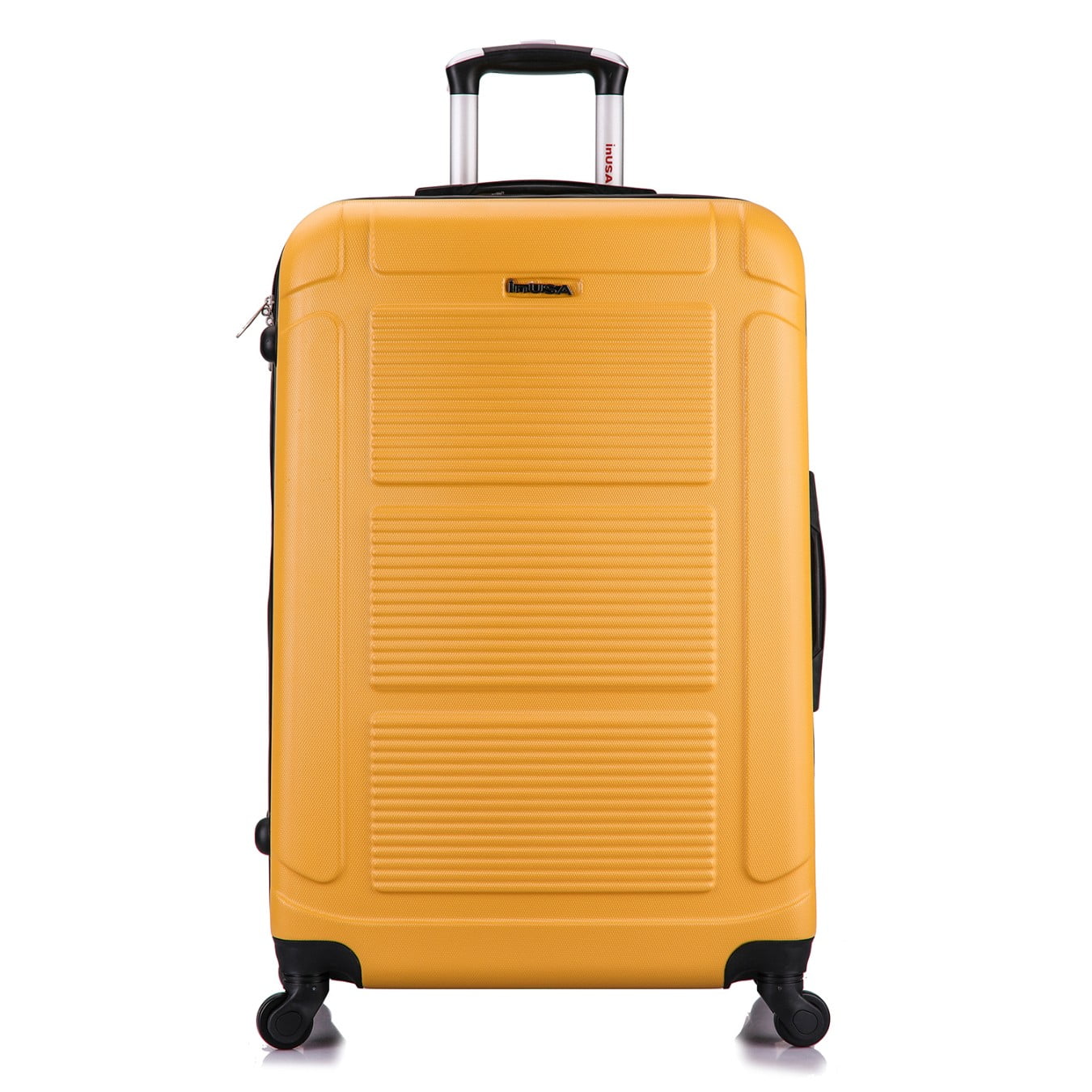 InUSA Pilot 28" Hardside Lightweight Luggage with Spinner Wheels, Handle, and Trolley, Mustard