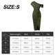 thumbnail image 2 of Vestido de fiesta formal largo de un hombro para mujer, sin mangas, con volantes, bodycon, cóctel, noche, boda, corte de sirena, vestido maxi, 2 of 7