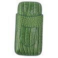 thumbnail image 2 of Cigar Case Travel Holder,  Pattern Leather Cigar Case 3 Finger Holder Leather Cigar Carrying Case For Cigar Accessories Gift, 2 of 8