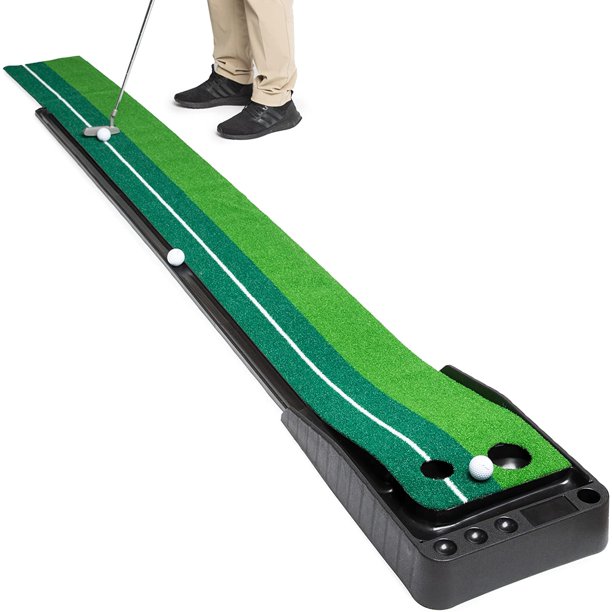ANTONG Indoor Golf Putting Practice Mat, Golf Indoor Games, With Auto