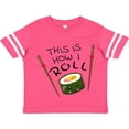 thumbnail image 3 of Inktastic This is How I Roll Cute Sushi Boys or Girls Toddler T-Shirt, 3 of 5