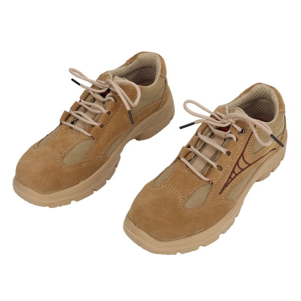 Zapatos De Seguridad Hombres Ligeros Livianos Protegen El Impacto De Los Pies De Acero Pinculación De Punción Sin Deslizamiento Para El Trabajo Soled Soled Phaki Para Trabajos De