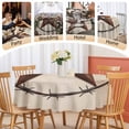 thumbnail image 5 of Round Tablecloth West Texas Star Waterproof Oil Proof Polyester Table Cloth Cover Decor for Home Dining Outdoor,Patio,Parties, 54" Dia. Rustic Country Star, 5 of 9