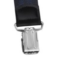 thumbnail image 2 of Buyless Fashion Textured Suspenders for Men - 48" Adjustable Straps 1 1/4" - X Back with Metal Clips, 2 of 7