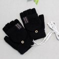 thumbnail image 4 of Guantes eléctricos USB Cómodos mitones portátiles con calefacción para el hogar (negro) Hugtrwg Libre de BPA, 4 of 6