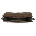thumbnail image 3 of Hidesign Harrison Brown Buffalo Leather Laptop Messenger Bag, 3 of 5