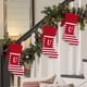 thumbnail image 4 of Medias Navideñas con Letras Grandes y Lindo Colgante de Árbol de Navidad a Rayas, Decoraciones Navideñas, 4 of 5