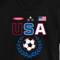 thumbnail image 3 of Instant Message - USA Soccer Jersey Cropped Graphic T-Shirt, 3 of 6