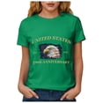 thumbnail image 5 of felwors 250 Anniversary USA Shirt Women Short Sleeve Round Neck Tee Patriotic Shirt 2026 America Top (Green, XXL), 5 of 8