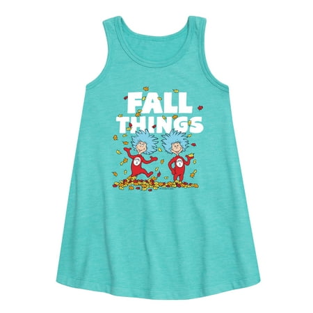 

Dr. Seuss - Fall Things - Toddler and Youth Girls A-line Dress