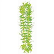 AMSCAN 40" GREEN ,HAWAIIAN SUMMER LUAU PARTY TINSEL LEI ACCESSORY , (1 PIECE)