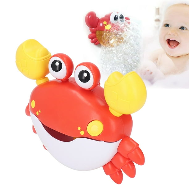 Máquina de Burbujas de Cangrejo Bailando Soplador de Burbujas Electrónico de Música para Niños Baño de Niños Solución de Burbujas de 4 Oz Regalos Perfectos ANGGREK Otros