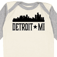 thumbnail image 4 of Inktastic Detroit Michigan City Skyline Boys or Girls Long Sleeve Baby Bodysuit, 4 of 5