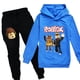 thumbnail image 1 of juego de dibujos animados suéter de algodón traje para niños y niñas Sudadera con capucha pantalones casuales regalos de cumpleaños para niños, 1 of 5