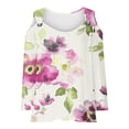 thumbnail image 5 of Jsaierl Women's 3/4 Length Sleeve Cold Shoulder Tops Casual V Neck Shirts Cute Graphic Petite Hollow Out Blouses Flowy Cotton Tunic Top S-5XL, 5 of 5