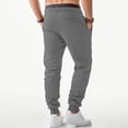 thumbnail image 7 of Men's Drawstring Sweatpants Stretch Casual Elastic Waist Joggers Loose Fit Athletic Pants with Pockets, 7 of 7