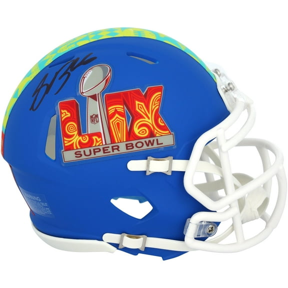 Saquon Barkley Philadelphia Eagles Autographed Riddell Super Bowl LIX Event Mini Helmet - Fanatics Authentic Certified