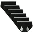 thumbnail image 1 of Hbhpov Culottes Menstruelles pour Adolescentes, Culottes Anti-Fuites, Lot de 6, Taille 10-18, 1 of 6