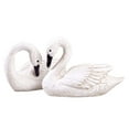 thumbnail image 3 of jicheng 2Pcs Resin Sculptures Couple Swan Figurines Desk Swan Statues B, 3 of 9