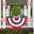 thumbnail image 4 of Lazos De Bandera Decor Bows Día de la Independencia duradero para decoración de interiores y exteriores (pequeño C) Sywqhk Libre de BPA, 4 of 7