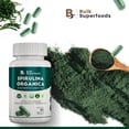 thumbnail image 3 of Suplementos Alimenticios a Base de Espirulina Oganica 100% Natural 180 Cápsulas BULK SUPERFOODS capsulas, 3 of 3
