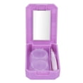 thumbnail image 2 of Contact Lens Case, Purple Contact Lens Container Contact Lens Holder Contact Lens Box Non-slip Silicone  For Contact Lens Case, 2 of 8