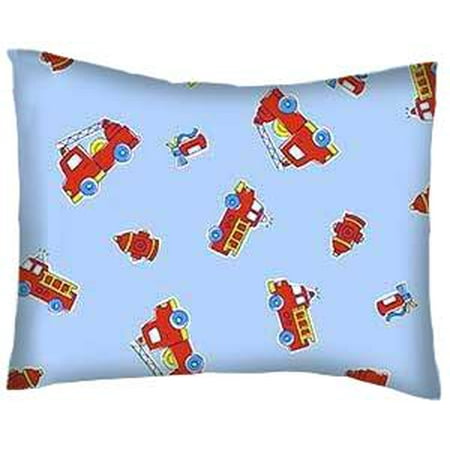 Sheetworld Crib Toddler Pillow Case Cotton Percale Fire