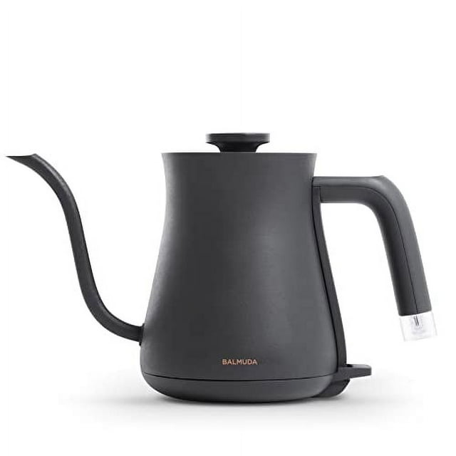BALMUDA The Pot Electric Kettle, Black, 2022 Model, K07A-BK, Stainless Steel Body