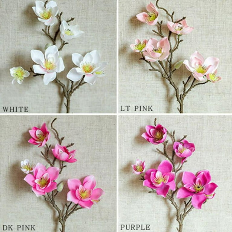 OEM/ODM European Wedding Decorations Real Feel Flowers Magnolia