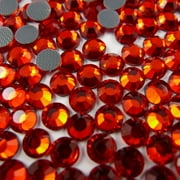NEW CZECH Quality 10gross (1440pcs) HotFix Rhinestones Crystals - 4mm/16ss, Hyacinth (Dark Orange) Color by  ThreadNanny