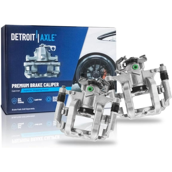 Detroit Axle - 2pc Rear Brake Calipers for Chevrolet 2014-2016 Cruze 2016 Cruze Limited, Disc Brake Calipers with Bracket Replacement