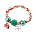 thumbnail image 5 of Mens Large Face Rose Bracelet Set Christmas Bracelet Santa Snowman Candy Bracelet, 5 of 8