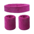 thumbnail image 2 of Sweatband Set 1 Headband and 2 Wristbands for Sports & More Casual Pants for Women Work, 2 of 2