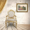 thumbnail image 3 of Jones, Adam 14x11 Gold Ornate Wood Framed with Double Matting Museum Art Print Titled - Purple Lupine flowers and tree in foggy sunrise-Bald Hills Road-California, 3 of 4