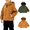 Yellow, variant on Boys 6M-4Y Hooded Windbreaker Jacket Zip Up Casual Outdoor Coat with Zipper Pockets