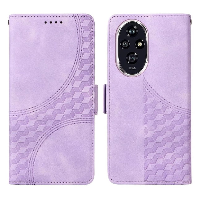 Funda GANGXUN para Honor 200 con diseño acolchado elegante, cuero PU, protección total y ajuste preciso