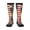 3 Black, variant on America Thin Blue Line Flag Knee High Socks for Women Long Leg Warmers Socks