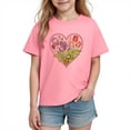 thumbnail image 2 of hengsof T-shirt Basique à Manches Courtes et Col Rond pour Enfants, 2 of 3