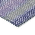 thumbnail image 4 of Addison Rugs Chantille Indoor/Outdoor Transitional Stripes Purple Washable Round Rug, 8' x 8', 4 of 6