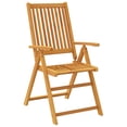 thumbnail image 4 of vidaXL Garden Dining Set Brown Solid Acacia Wood Medium Foldable, 4 of 8