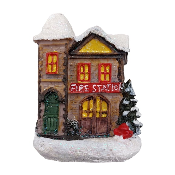 Wizardi Christmas Village - Fire Station F07-N1-9-6542C