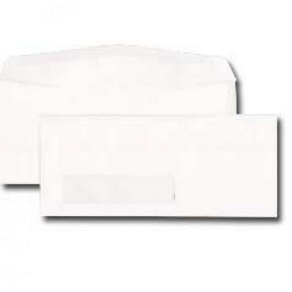 #10 Single Window (DIGITAL) Envelope - 24# White (4 1/8 x 9 1/2) (Box of 500)
