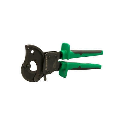 Greenlee Ratcheting Acsr Cutter 10.25In Cushioned Grip Flip Top