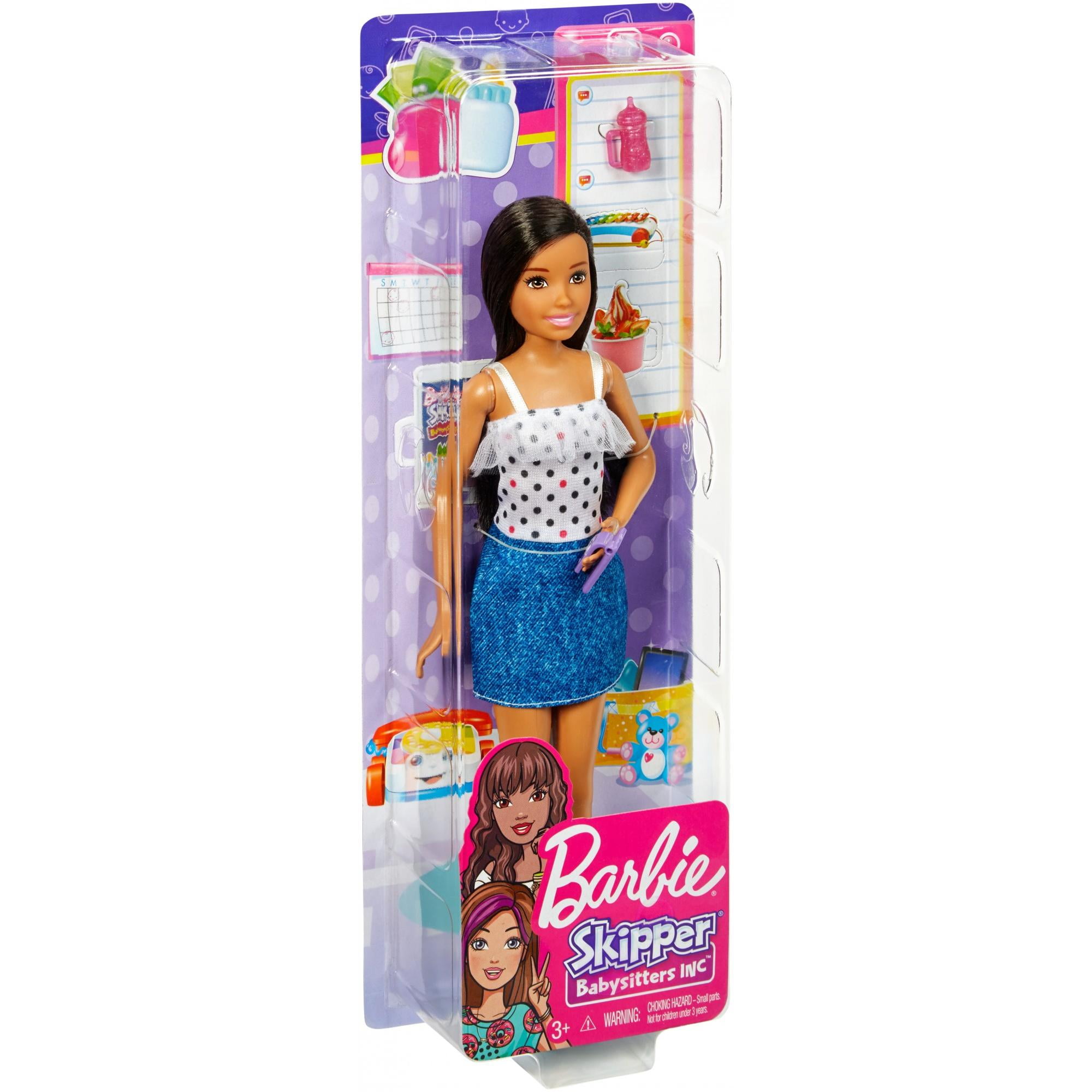 Black Hair Toys Games Barbie Skipper Babysitter Doll Dolls Toys