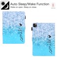 thumbnail image 4 of iPad Pro 11 Case 2020 2nd Generation, Allytech PU Leather TPU Inner Smart Cover Auto Sleep Wake Folio Flip Kickstand Full Protection Case for Apple iPad Pro 11 2nd Gen, Blue Sand, 4 of 7