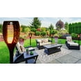thumbnail image 4 of Shawshank LEDz 8015789 Ceramic Black 12-36 in. Round Garden Torch, 4 of 11